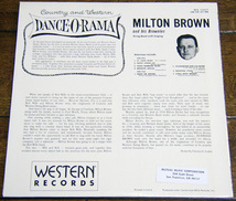 Milton Brown - Dance-O-Rama - 10インチ レコード / 50s,Country And Western,Swing,St Louis Blues,Sweet Jennie Lee,Right Or Wrong,_画像3