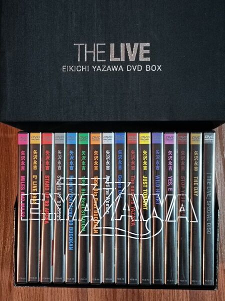 【ディスク新品未開封】矢沢永吉 DVD THE LIVE EIKICH IYAZAWA DVDBOX 17枚セット シュリンク付き