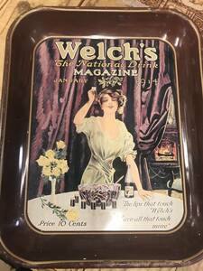 ヴィンテージ☆WELCH'S　ティントレー★ウェルチ、企業物、レトロ、ヴィクトリア、1914マガジン