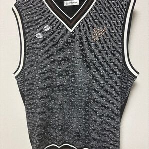 and per se アンパスィ Vネックニットベスト ゴルフウェア メンズ