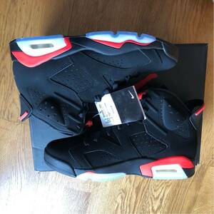 新品 26.5cm Air jordan 6 retro black infrared インフラレッド 384664 060 ジョーダン ナイキ og