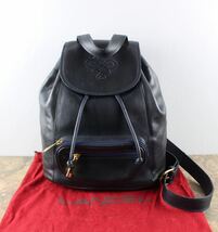 LANCEL LOGO EMBOSSED LEATHER SHOULDER BAG MADE IN SPAIN/ランセルロゴ型押しレザーショルダーバッグ_画像1