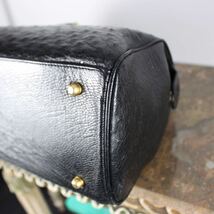 OSTRICH BELTED LEATHER HAND BAG/オーストリッチベルテッドレザーハンドバッグ_画像7