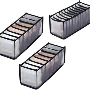 3 個 ホーム アンダーウェア ストレージ ボックス ソックス 衣類 仕分け