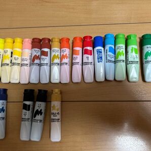 絵の具 サクラマット水彩 21本 使いかけ 残量にばらつきあり