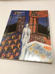 カタログ　サザビーズ　Sotheby's 現代美術　ニューヨーク　1998