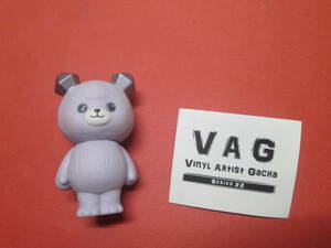 ★VAG　シリーズ22　SERIES22　メディコムトイ　ガチャ　ソフビ　フィギュア　MAMES　マメズ　A　Bear　Cub　Ice　くまのアイス　紫