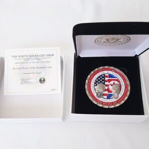 米朝首脳会談記念メダル ホワイトハウス