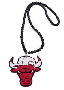 ヒップホップ Bulls CAP デザイン プラスチック ネックレス （ブラック） 約42cm [並行輸入品]
