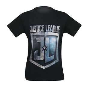 【Justice League】 Shield Tシャツ ブラック Sサイズ ジャスティスリーグ バットマン スーパーマン ワンダーウーマン フラッシュ クーポン