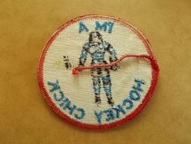 80s アイスホッケー『I'M A HOCKEY CHICK』初心者 ビンテージ刺繍ワッペン/名言Patchesホッケー種目スポーツ五輪アップリケ運動パッチ v134_画像4