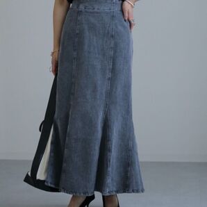 ap retro アプレトロ カジュアル デニム ロング マーメイド スカート