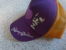レベッカボンボン　帽子　フリーサイズ（５７ｃｍ～５９ｃｍ）紫系_画像2
