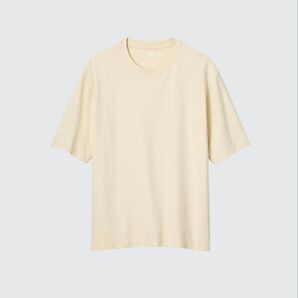 新品 UNIQLO U ユニクロU ドライEXクルーネックTシャツ 41 YELLOW イエロー XLサイズ