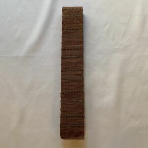 80s YVES SAINT LAURENT BORDER WOOL TIE DEAD STOCK NOS ヴィンテージ ビンテージ イヴ・サンローラン ボーダータイ 70s 送料無料