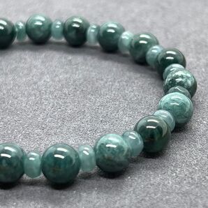 翡翠 ヒスイ デザインブレスレット グアテマラ産 約8㎜ 天然石