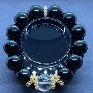 モリオン&レムリアン水晶 コンビブレス 魔除け 浄化最強組み合わせ