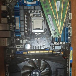 1050ti マザーボード i7 870 ddr3 1280U 4GB ×4セット ssd 256gbセット