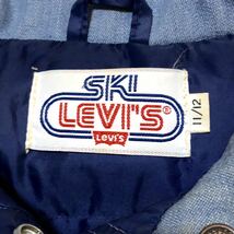 70’s KIDS SKI LEVI’S ダウンベスト 検索:古着 ビンテージ リーバイス 70年代 Made in USA シャンブレー デニム Vintage_画像3