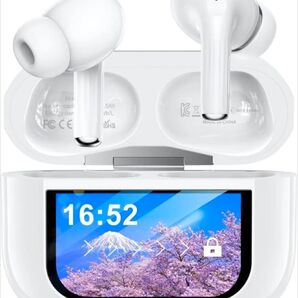 イヤホン bluetooth ワイヤレス 【2025 年新登場多機能タッチスクリーンANC 対応 】Bluetooth5.4