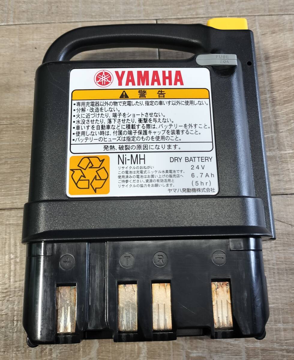 【展示品/極美品】ヤマハ電動車椅子 ニッケル水素バッテリー&充電器 24V ヤマハ電動車椅子用 JWB2 24V ニッケル水素バッテリー中古品 5個