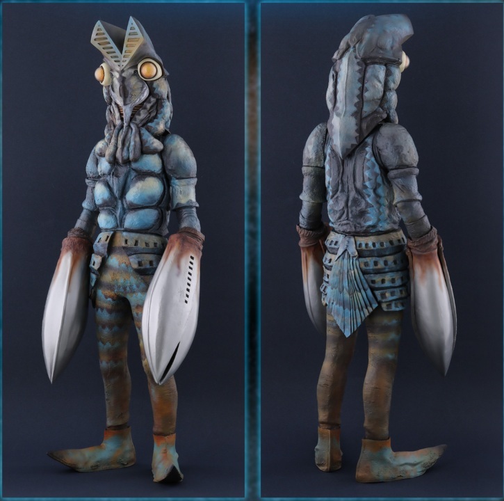 美品　おとなりのかいじゅうフィギュア　バルタン星人　希少 おとなりのかいじゅうフィギュア/バルタン星人 &情景セット