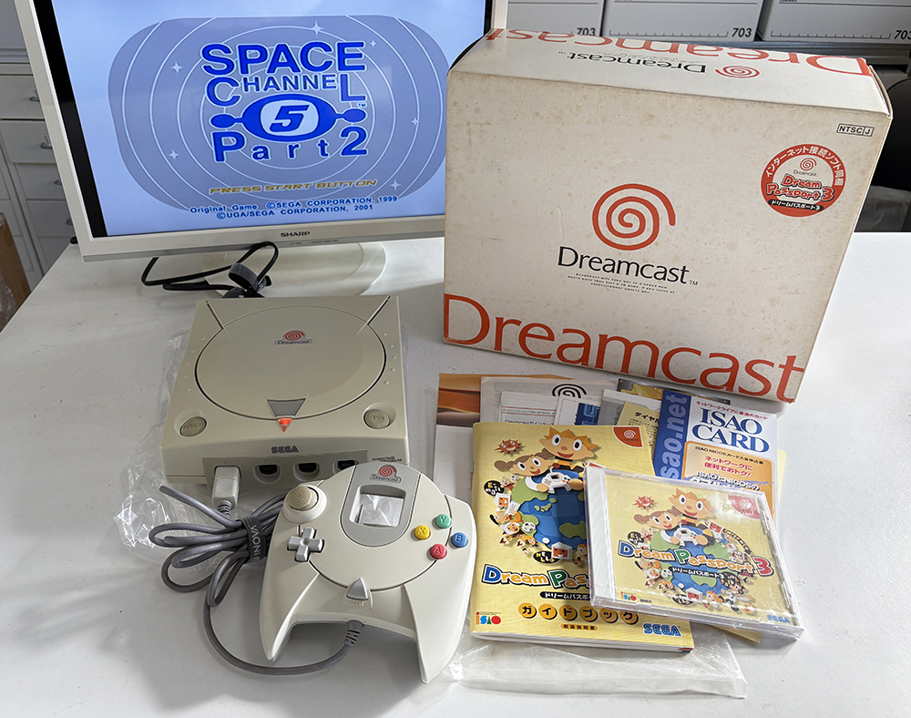 Yahoo!オークション -「ドリームキャスト 本体 未使用」の落札