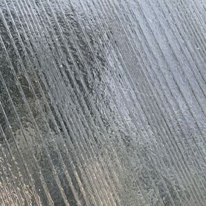 072 ブルズアイガラス BUFAC1101 クリア アコーディオン ステンドグラス フュージング材料 膨張率90 ラスト1枚