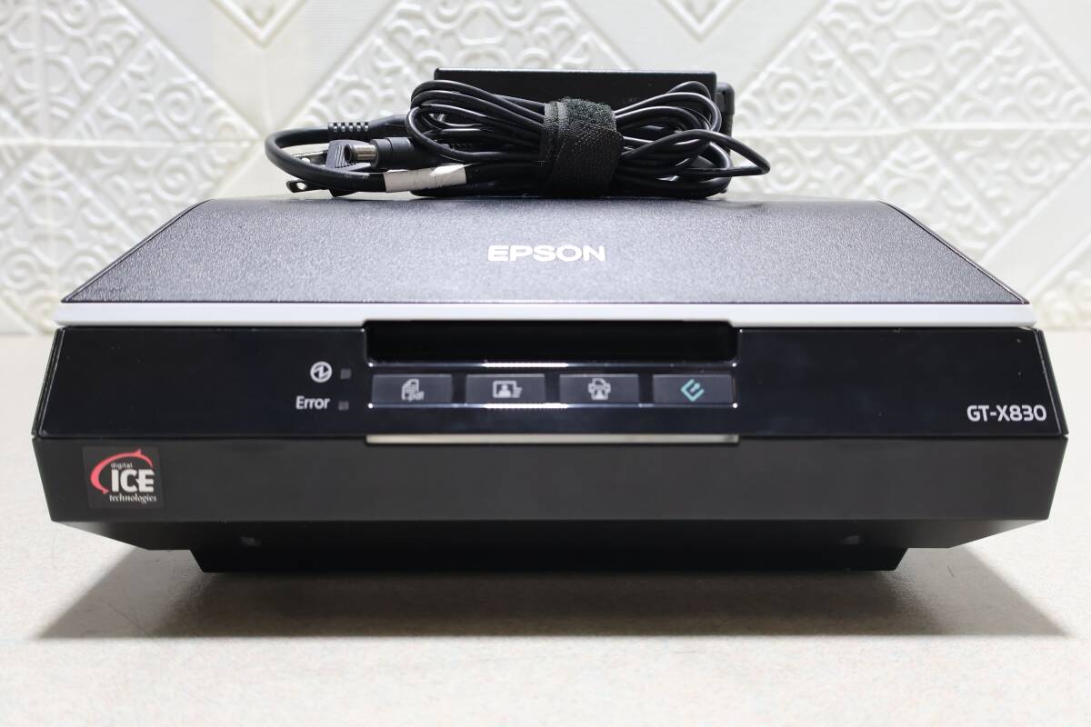 EPSON GT-X830 A4サイズ フラットベッドスキャナー　動作確認済み ▽動作OK! EPSON GT-X830 A4 卓上型カラーイメージフラット