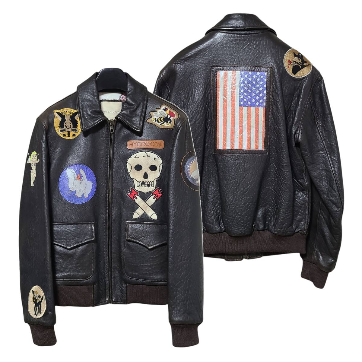 新品未使用タグ付き　HYDROGEN レザージャケット　サイズ44 2025年最新】Yahoo!オークション -ハイドロゲン ジャケット