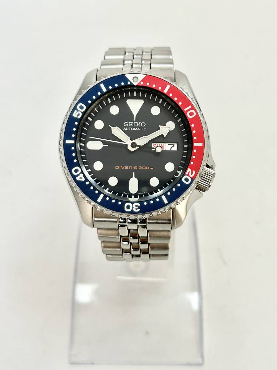 【稼働品】SEIKO セイコー　ダイバーズ　 クォーツ　腕時計　ペプシ 2025年最新】Yahoo!オークション -セイコー ダイバーズ ペプシの