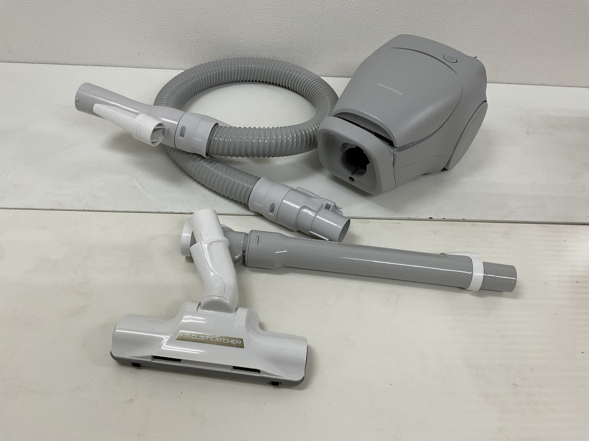 【新品未使用】パナソニック Panasonic MC-PJ23A-H キャニスター掃除機【紙パック式/本体質量2.7kg/すき間用ノズル