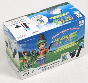 ◆開封未使用品◆ SONY PS3 PlayStatio Move みんなのGOLF5 ビギナーズパック+USBカメラ PlayStation Eye (2755667)