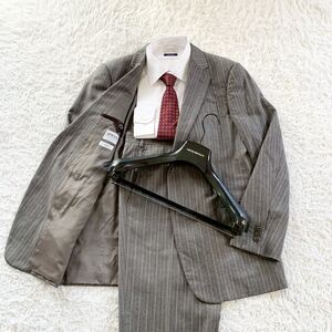 1円~ 【未使用しつけ糸】 ARMANI COLLEZIONI TREND アルマーニコレツィオーニ スーツ セットアップ ジョルジオアルマーニジャパン 特大XL