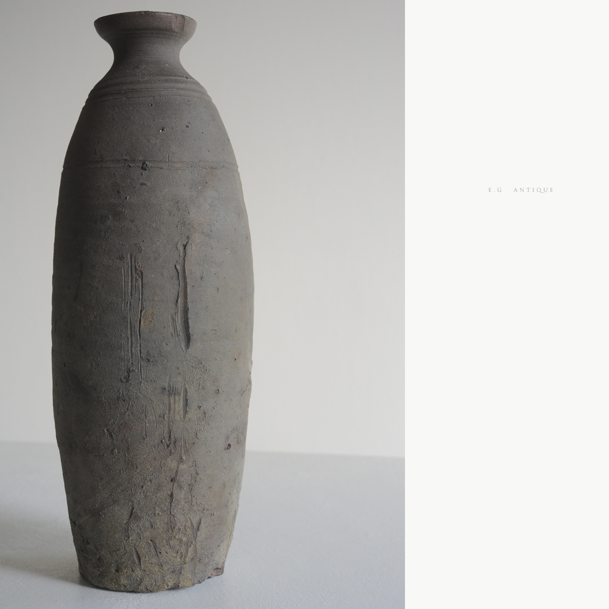 壺屋焼.素焼き.大壺 壺屋焼.素焼き.大壺