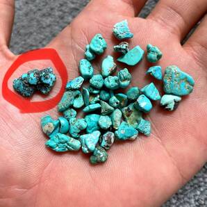ローンマウンテン 原石 ターコイズ 57ct ミドル〜ハイ ビズビー ランダー