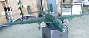 Малый 1204 радиоуправляемый самолет US ARMY US Military US Military Radio Controlled Airplane Balsa wood Junk *Pick up in person only 32509221