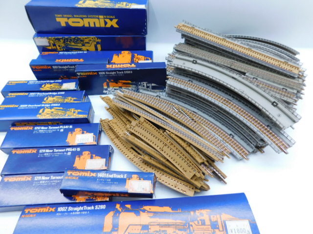 TOMIX Nゲージ　レール　線路　ポイント　コントローラー　ジャンク　まとめ TOMIX 鉄道模型 ポイントレール ポイント線路 | 鉄道模型