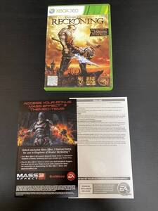 送料無料 国内本体起動確認済 Xbox360★キングダムズオブアマラーレコニング 海外版★used☆Kingdoms of Amalur KoA☆
