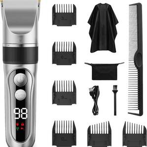 バリカン 電動バリカン ヘアカッター HTQ 散髪用 usb充電式 大容量充電池