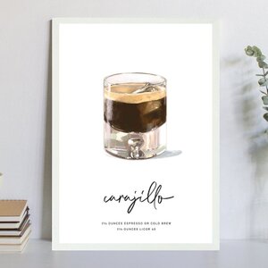 サラデママ エスプレッソ グラス シンプル アート ポスター A4サイズ 21×30cm ポスターのみ フレームなし セール