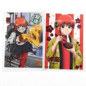 銀魂■神楽■ジャンボカードダスEX クリアコレクションB.I.G.3 箔押し 雑煮 B.I.G. SP クリアプレート クリアシート BIG 2点まとめて