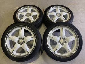 軽量 エンケイ 17インチ 5H100 7.5J +35 215/45R17 ENKEI プリウス ビートル ポロ アウディ A1