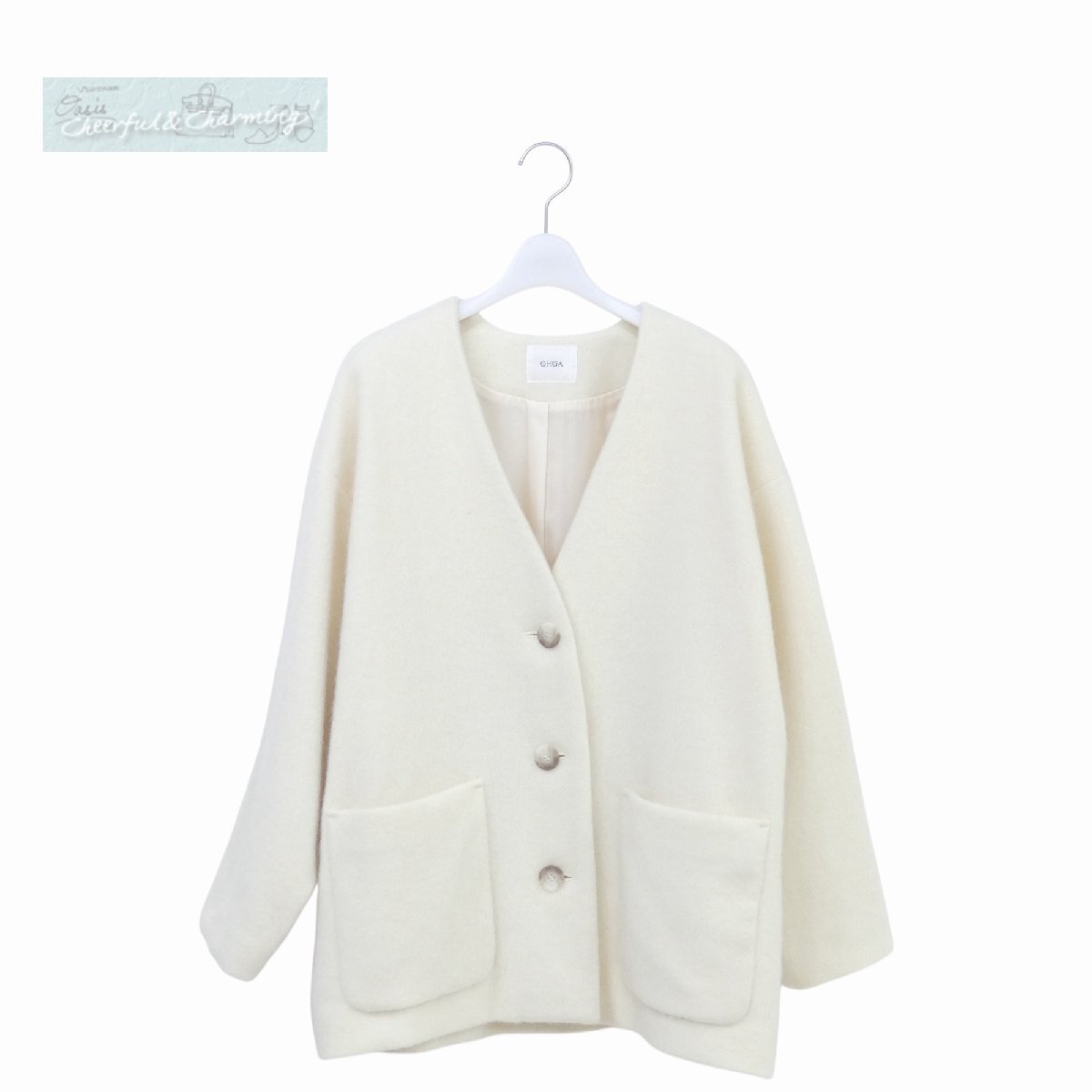 新品未使用　OHGA FRILL PANTS ホワイト Mサイズ 新品未使用 OHGA FRILL PANTS ホワイト Mサイズ