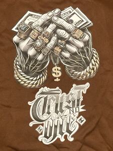 新品未使用 パーカー ブラウン chicano LA california LOWRIDER WestCoast Westside チカーノ homies ローライダー スウェット