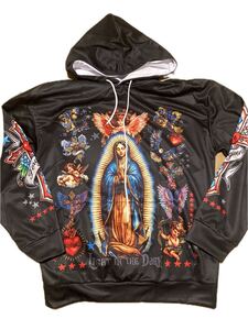 新品未使用 パーカー マリア タトゥー chicano LA california LOWRIDER WestCoast Westside チカーノ homies ローライダー スウェット