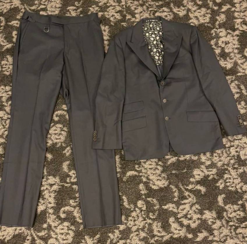 【美品】ロエン×セマンティックデザイン 4点セット 黒 スーツ セットアップ 美品】ロエン×セマンティックデザイン 4点セット 黒 スーツ