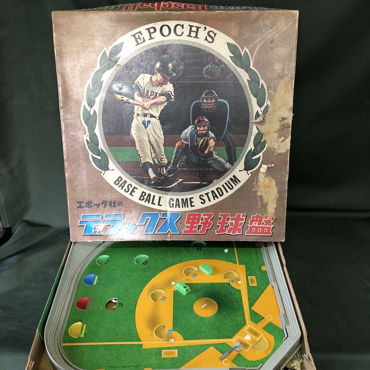 【新品未使用】エポック社 テレビ野球ゲーム レトロ 玩具 コレクション 希少品 レトロ エポック社 テレビ野球ゲーム TV-BASEBALL 箱付き 2F