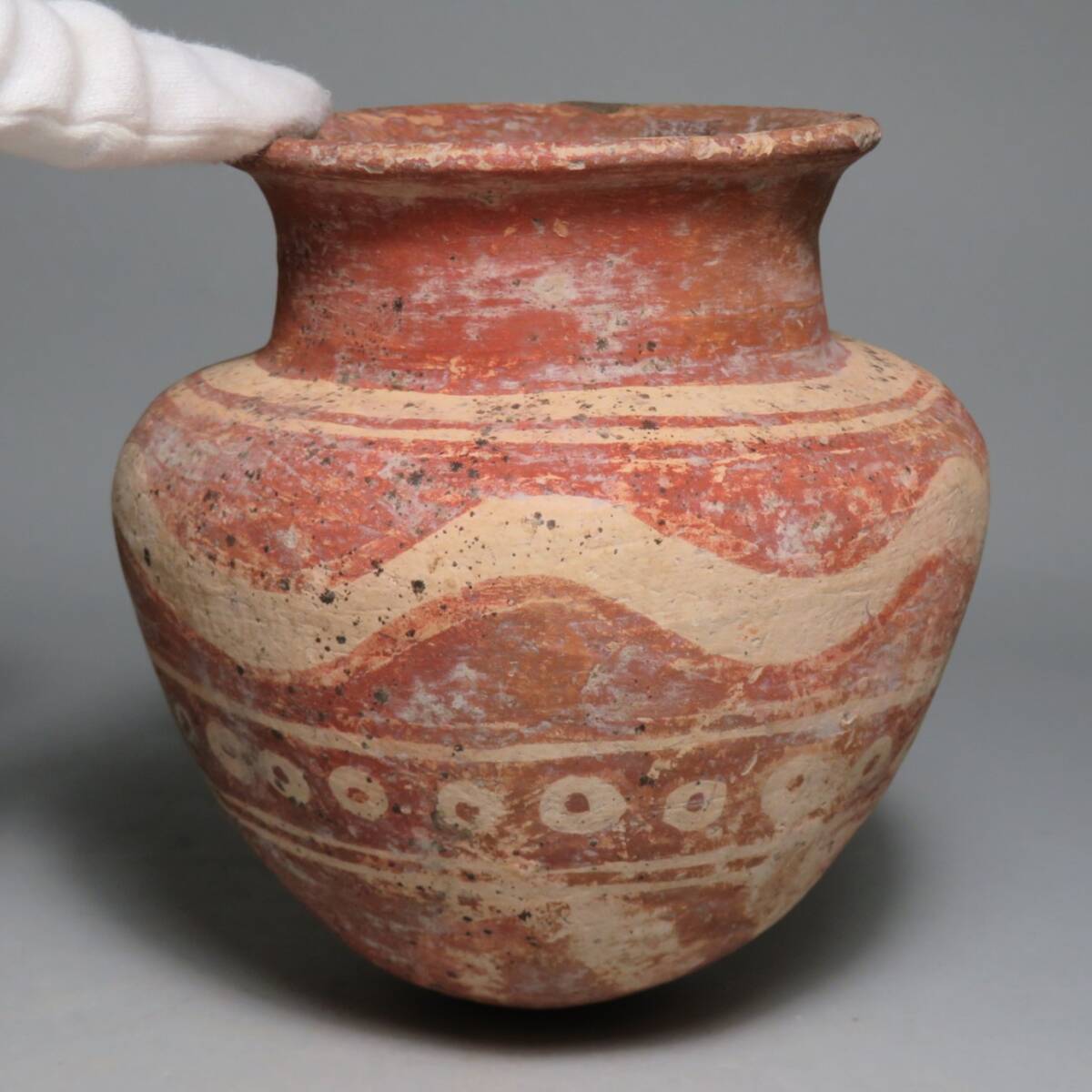 タイ古陶磁　バンチェン土器　アンダーソン土器　彩文土器　時代箱付　D　R8578 古美術 猫 - アンダーソン彩文土器 | 古美術品専門サイト