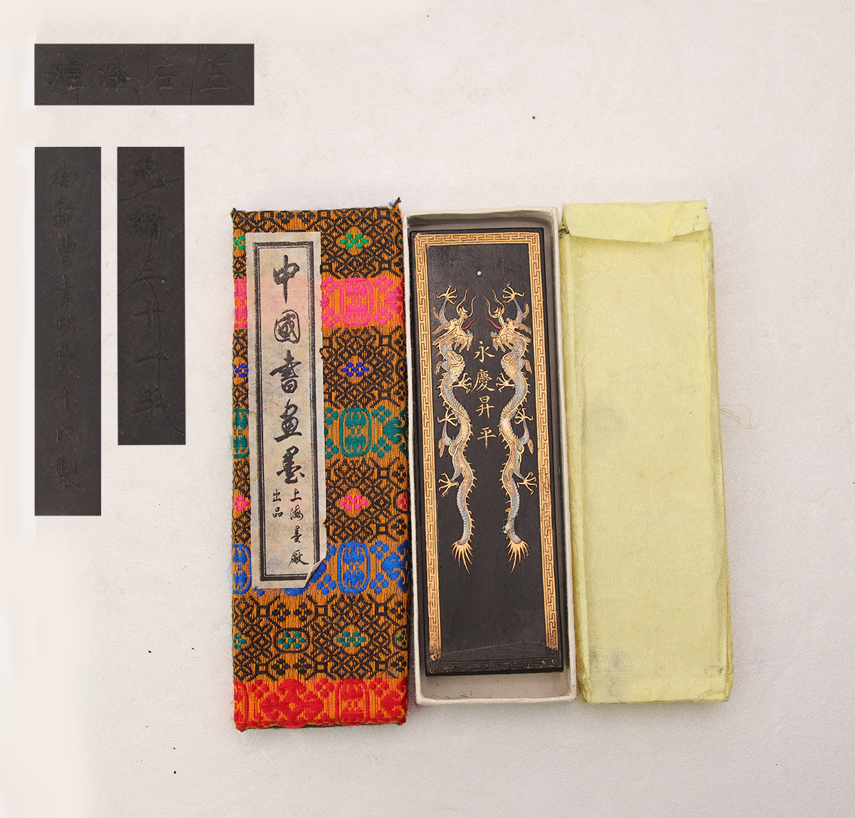 唐墨  中国墨 3本セット  上海墨廠 油煙 五石漆煙 唐墨 中国墨 3本セット 上海墨廠 油煙 五石漆煙 唐墨 中国